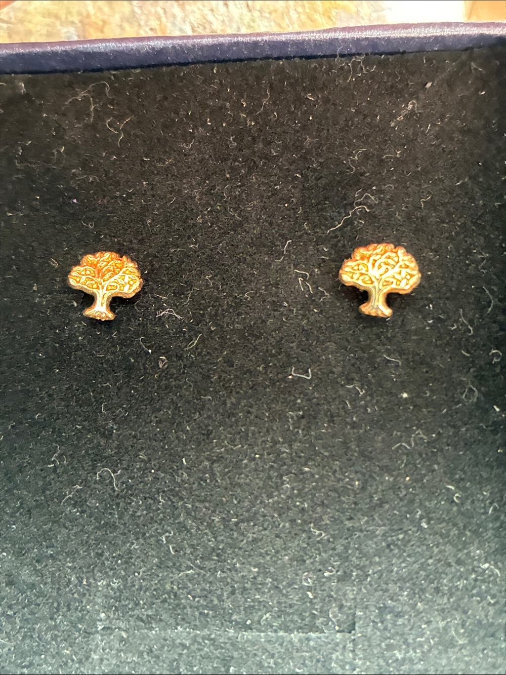 10K Tree of Life Stud Earrings